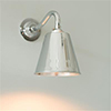 Club Wall Light in Nickel Plate