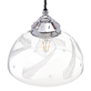 Ashurst Cut Glass Pendant Light in Nickel