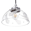 Ashurst Cut Glass Pendant Light in Nickel