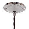 Ashurst Cut Glass Pendant Light in Nickel