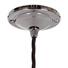 Ashurst Cut Glass Pendant Light in Nickel