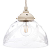 Ashurst Cut Glass Pendant Light in Plain Ivory