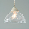 Ashurst Cut Glass Pendant Light in Plain Ivory