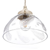 Ashurst Cut Glass Pendant Light in Plain Ivory