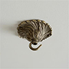 Rococo Ceiling Hook in Antiqued Brass