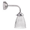 Fisher Bathroom Wall Light With Eliot Arm in Nickel