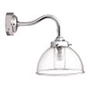 Hartley Bathroom Wall Light With Blake Arm in Nickel