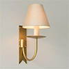 Single Cottage Wall Light in Old Gold
