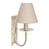 Single Cottage Wall Light in Old Ivory