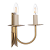 Double Cottage Wall Light in Old Gold