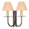 Double Cottage Wall Light in Polished