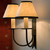 Double Cottage Wall Light in Polished