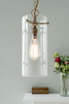 Bellingham Pendant Light in Antiqued Brass