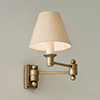 Hanson Wall Light in Antiqued Brass