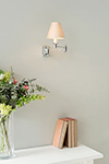 Hanson Wall Light in Nickel