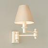 Hanson Wall Light in Plain Ivory