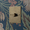 1 Gang Rotary Dimmer Antiqued Brass Hammered Plate