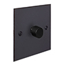 1 Gang Rotary Dimmer Beeswax Bevelled Plate