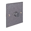 1 Gang Rotary Dimmer Polished Bevelled Plate