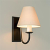 Single Gosford Wall Light in Matt Black