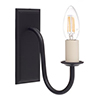 Single Gosford Wall Light in Matt Black