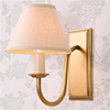 Single Gosford Wall Light in Old Gold