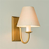 Single Gosford Wall Light in Old Gold