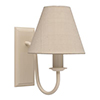 Single Gosford Wall Light in Plain Ivory