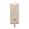 Single Gosford Wall Light in Plain Ivory