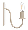 Single Gosford Wall Light in Plain Ivory