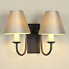 Double Gosford Wall Light in Beeswax