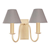 Double Gosford Wall Light in Plain Ivory