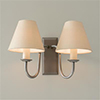 Double Gosford Wall Light in Polished