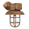 Britannia Ship's Light in Antiqued Brass