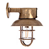 Britannia Ship's Light in Antiqued Brass