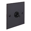 1 Gang Black Intermediate Dolly Switch in Beeswax