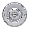 Door Bell Cover in Nickel with Ceramic Bell Push