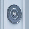 Door Bell Cover in Polished with Ceramic Bell Push