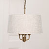 Ickworth Pendant Light in Antiqued Brass