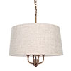 Ickworth Pendant Light in Antiqued Brass