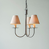 Three Arm Classic Pendant Light in Polished