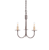 Three Arm Classic Pendant Light in Polished