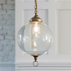 Bloomsbury Pendant Light in Antiqued Brass