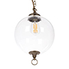 Bloomsbury Pendant Light in Antiqued Brass