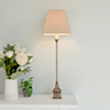 Windsor Table Lamp in Antiqued Brass