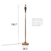 Regency Floor Lamp in Antiqued Brass