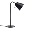 Studio Desk Lamp with Spun Shade in Matt Black