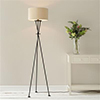 Adler Floor Lamp in Matt Black