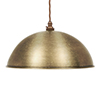 Pantry Light in Antiqued Brass (inside Ivory)