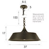 Balmoral Pendant Light In Bronze Metallic